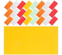 HEMOTON 50 Sobres de Papel de Colores para Dinero Gran Capacidad, Portátiles y Organizadores para Tarjetas, Ideales para Compras y Viajes