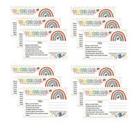 HEMOTON 50 Tarjetas de Estímulo del Comportamiento para Profesores y Padres, Papel Couché Resistente, Refuerzan Buenos Hábitos y Mentalidad Positiva Aula Casa