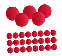 HEMOTON 55 Piezas Narices de Rojas de Esponja Suave para Disfraces de Circo y Fiestas Infantiles Accesorio Cómodo y Duradero para Eventos y Carnaval
