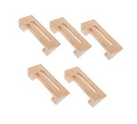 HEMOTON 5piezas Puente Shamisen de Repuesto Accesorio Musical Sanxian Diseño de Bambú Hueco Envejecido Mejora de Instrumentos Folclóricos para Interpretaciones Acústicas