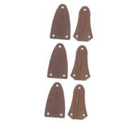 HEMOTON 6 Piezas bajo suministros accesorios guitarra guitar accessories cubierta de barra de armadura de bajo eléctrico braguero saltador suministros de guitarra reemplazos de tensores