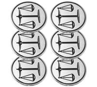 HEMOTON 6 Piezas broche de abogado de ley pin de abogado de derecho pines pin de solapa del departamento de justicia para mujer Black