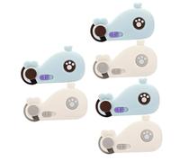 HEMOTON 6 Piezas Cerradura De Cajón Anti-pellizco Gabinete Bebé Cerraduras Bloqueo De Bebé Cerraduras Para Armarios De Cocina Cerraduras De Gabinete Niño Abs Ballena Puerta Del Armario