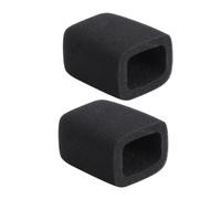 HEMOTON 6 Piezas Funda de esponja para micrófono viento de solapa caso de la grabadora esponja microfono esponja de micrófono micrófonos accesorios de micrófono de micrófono