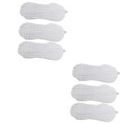 HEMOTON 6 Uds Pañal Para Manta De Fibra Para Cama De Almohadilla De Tela Blanca De Algodón Lavable Para Recién Nacido