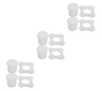 HEMOTON 6juegos Anillo Antideslizante para Micrófono De Glow in The Dark De Fundas De Protección para Micrófonos Inalámbricos Accesorios Prácticos para Ktv