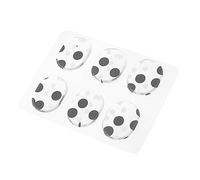 HEMOTON 6piezas Amortiguadores De Gel Silicona Para Almohadillas De Sordina Adhesivas Para Controlar De Tambores Puntos Negros
