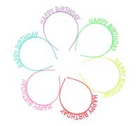 HEMOTON 6piezas Diadema Fluorescente Broche Pelo De Fiesta Diadema Decorativa Para Accesorio Divertido Aro Pelo De Fiesta Para De Cumpleaños Nocturnos