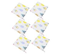 HEMOTON 6piezas Toalla Bebe Recién Nacido Gasas Ecológicas Rápida Secado No Encoge