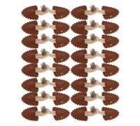 HEMOTON 8 Pares Botones de Palanca de Cuerno Natural para Abrigo Cierres Resistentes para Chaquetas y Suéteres Accesorios de Costura DIY Repuesto Elegante para Blazer y Ropa Exterior