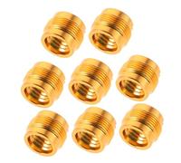 HEMOTON 8 piezas Adaptador de Micrófono Metálico Hembra Macho Tuerca Fija Antivibración para Soporte de Micrófono Accesorio Estable y Reducción de Ruido para Audio