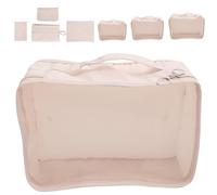 HEMOTON 8 Piezas Impermeables para Organización de Equipaje Cubos de Embalaje para Viaje Organizadores y Multifuncionales para Maleta Protección contra Humedad Ahorro de Espacio y Fácil