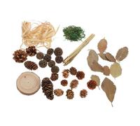 HEMOTON Accesorios De Fotografía Retro Piñas para Fondos Fotográficos Decoración De Estudio Elementos Naturales para Comida y Fotos De Estilo De Vida