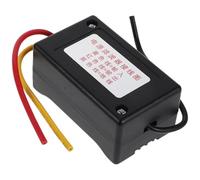 HEMOTON Aislador de Audio para Coche Filtro de Ruido Estéreo 12v Negro en Abs y Núcleo de Cobre para Altavoz y Amplificador, Elimina Bucle de Tierra al Conducir
