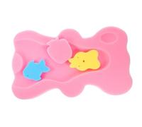 HEMOTON alfombra de baño juguetes de baño soporte de baño inflable bath mat alfombrilla bañera estera de esponjas de baño infantil Cojín de esponjas de baño recién nacido páginas rosa