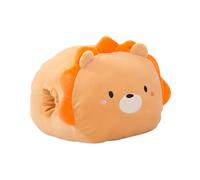HEMOTON Almohada De Mano Dibujos Animados Cojines Manguito Guantes Animal Almohada Cojines Decorativos para Sofá Calentador De Manos De Invierno Juguete De Peluche Manos Calientes Algodón