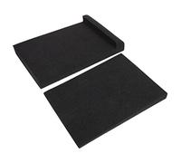 HEMOTON Almohadillas de Espuma para Aislamiento Acústico de Altavoces 2 Piezas 30x20x4,5 Cm Cojines Antivibración para Estudio y Acústico