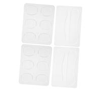 HEMOTON Almohadillas de Gel Amortiguadoras en Formas Circulares para Batería de Silicona Autoadhesivas 16piezas Tira para Silenciador Reutilizable