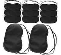 HEMOTON Antifaz para Dormir 24 Piezas Bandas Elásticas, Máscara de Ojos Opaca y Ligera, Transpirable y Cómoda para Viajes, Descanso y Alivio de Fatiga Ocular, Adecuado para Adultos