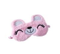 HEMOTON Antifaz para Dormir Material Suave de Fieltro y Forma de Oso para Usar Viajes Hogar