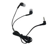 HEMOTON Auriculares Intraaurales Conector 3,5 Mm para Hombre y Mujer, Diseño Ergonómico, Material Plástico Negro, Uso Cómodo para Música, Televisión y Teléfono Móvil