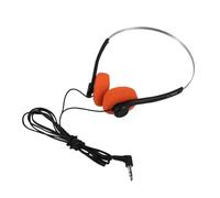 HEMOTON Auriculares Retro para Educación con Diadema Ajustable y Almohadillas Suaves Diseño Vintage Ligeros y Portátiles para Aula y Viaje