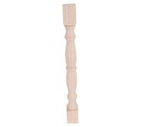 HEMOTON Balaustres de Madera Estilo Europeo Columna Clásica, sin Pintar, para Proyectos de Mejora del Hogar y Barandillas de Porche, Seguros al Tacto y Aplicación