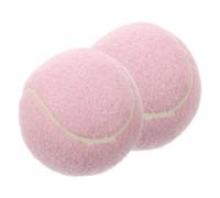 HEMOTON Balones de Tenis 2 Pcs para Entrenamiento Patio Goma para Principiantes Niñas Juegos Lúdicos