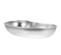 HEMOTON Bandeja de Acero Inoxidable 304 Superficie Lisa y Fácil de Limpiar para Instrumentos Clínicos en Forma de Riñón Adecuado para Laboratorio y Procedimientos Médicos