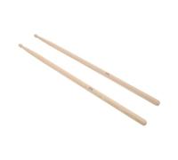 HEMOTON Baquetas De Madera Maciza Para Batería Profesional Punta De Madera y Agarre Cómodo Para Practicar Percusión Para Principiantes Bandas Escolares y Educación Musical