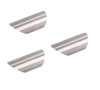 HEMOTON Barra Deslizante De Metal R35b Para Guitarra Eléctrica Y Acústica 3 Unidades Para Cuerdas De Jazz Country Acero De Color Plateado.