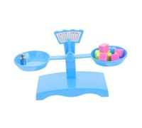 HEMOTON Báscula Matemática Educativa De Balanza Experimental para Niños Escolares Tamaño Pequeño Material Plástico Juguete a Escala Científica Adecuado para Aprendizaje Stem y Experimentos Didácticos