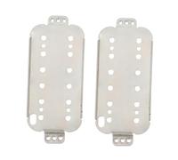 HEMOTON Base para Pastillas Humbucker de Guitarra Eléctrica, Juego de 2 Piezas Cuproníquel, Espaciado entre Polos 50 Mm y 52 Mm, Compatible Puentes y Mástiles para Accesorios de Guitarra