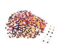 HEMOTON Bolas De Plástico Sólidas para Juego y Aprendizaje Infantil 10 Mm, Multicolor, 600 Unidades, Matemáticas Educativas, Conteo y Probabilidad, Juguetes Didácticos para Niños En Aula y Recreo