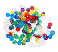 HEMOTON Bolas Rellenables Vacías para Máquina de Chicles, 120 Piezas, Plástico Transparente de 45 Mm, Contenedores Giratorios para Fiesta, Decoración y Almacenamiento Creativo