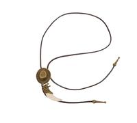 HEMOTON Bolo Necklace For Men Retro Western Cowboy Pendant Collar Chain Vintage Bolo Ties For Men Shirt Neck Decoration Comfortable Hypoallergenic Sweater Chain Accessory