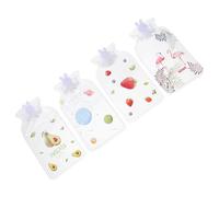 HEMOTON Bolsa de Agua Caliente Portátil Transparente 10 Piezas Mini Tamaño Dibujos Animados Calentador de Manos para Invierno y Actividades al Aire Libre Material Duradero y Ligero