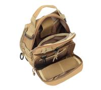 HEMOTON Bolsa De Pecho Ajustable De Nailon Para Hombre Uso Deportivo Al Aire Libre Senderismo Ciclismo Camping Color Marrón Barro Tamaño Pequeño