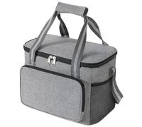 HEMOTON Bolsa Térmica Almuerzo Portátil de Tela Oxford Grande | Estuche Isotermico Insulina, Bolsa de Comida Portátil, Cómoda Asa, Uso Exterior y Oficina