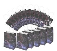 HEMOTON Bolsas de Golosinas y Forma Delicada Papel de Buena Textura 16 Piezas Diseño de Estrellas para Fiestas para Cumpleaños y Fiestas Temáticas Espaciales