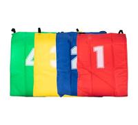 HEMOTON Bolsas De Salto para Niños Números 1-4, Saco De Saltar Infantil, Tamaño Mediano, Lona Resistente y Ligera, Juego De Fiesta De Carnaval Al Aire Libre, Set De 4 Sacos para Carreras y Diversión