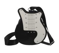 HEMOTON Bolso de Guitarra Eléctrica de Forma Extraña Bolso Bandolera de Pu para Mujer Único para Fiestas Navideñas y Conciertos de Banda