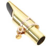 HEMOTON Boquilla de Saxofón Profesional con Tapa de Saxofón y Hebilla de Metal para Accesorio para Instrumentos de Viento de Repuesto para Músicos
