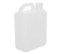 HEMOTON Botella Química Plástica Reutilizable con Boca Ancha para Líquidos Envase Vacío Compacto y Estable para Muestras de Agua Aceite y Alcohol Diseño Plano