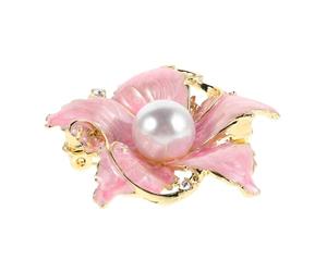 HEMOTON Broche de Flores de Esmalte para Solapa Broche de Jardín Botánico Motivos Naturales para Suéter Bufanda y Cárdigan para Mujeres y Hombres