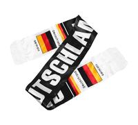 HEMOTON Bufanda de Aficionado al Fútbol de Poliéster, Tamaño Compacto, con Bandera de Alemania, Ligera y Cálida para Eventos y Partidos de Fútbol, Bufandas de Recuerdo para Hinchas,