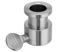 HEMOTON Buje Limitador de Asador de Acero Inoxidable Plata para Barbacoa | Rotación Suave y Apoyo Estable, Uso Seguro, para Parrilla y Obra, Accesorio de Acero Inoxidable