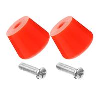 HEMOTON Cabezal de Freno para Patines en Línea, PU 4 Piezas | Pastillas y Tornillos Incluidos, Uso en Pista Interior, Frenado Silencioso, para Patines en Línea