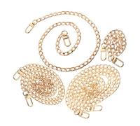 HEMOTON Cadena de Metal Dorada Adecuado para Reemplazo o Cambio de Estilo para Bolso 4 Piezas Resistente y Firme en Bolsos de Mano y Bandoleras