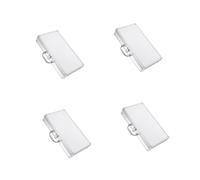 HEMOTON Caja De 4 Piezas valija bolsas Estuche de almacenamiento para vuelos cajas almacenaje safe box ordenadores portatiles herramienta multiusos maletin metalico maleta AbS